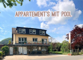  Residenz Moselzauber - Ferienwohnungen mit Pool Landschaft  Эрнст
